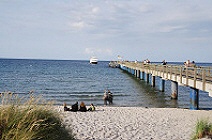 Schönberger Strand an der Seebrücke