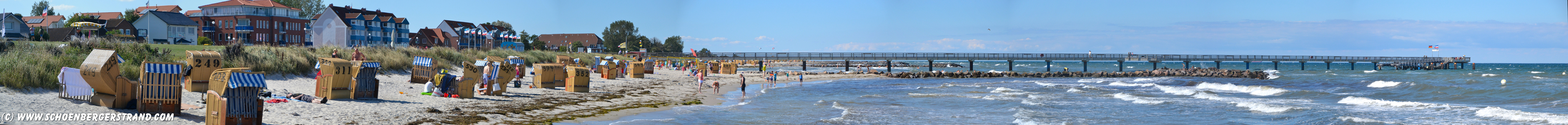 Schönberger Strand Badebereich Seebrücke