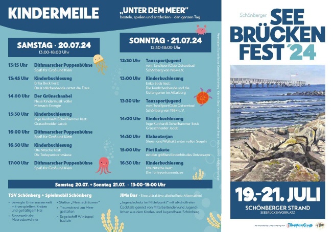 Programm Seebrückenfest Schönberg 2024