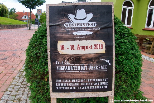 Plakat Westernfest 2019 Schönberger Strand